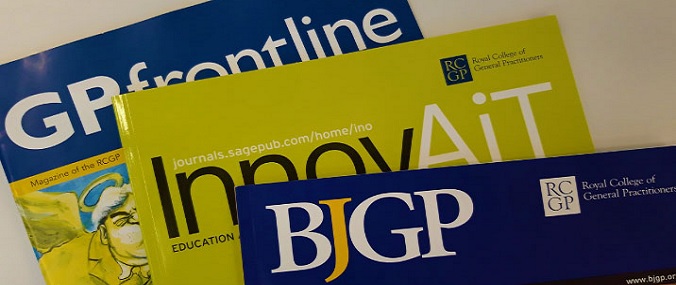 A copy each of GP Frontline, InnovAiT and BJGP