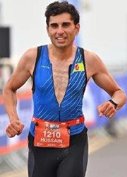 Hussain Al Zubaidi on a run