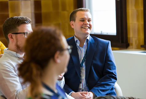 Group of people in a mentoring session
