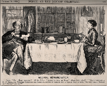 Punch cartoon - contents of image described in accompanying text.
