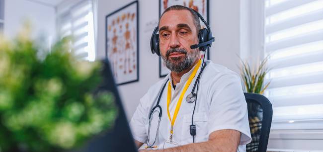 A-Dr-in-his-office