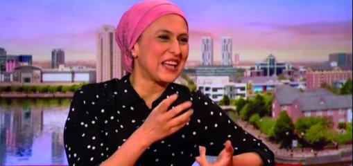 Fari Ahmed speaking to presenters on BBC Breakfast