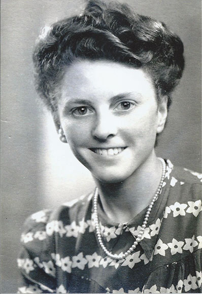 June Pearson, while still a medical student in 1945